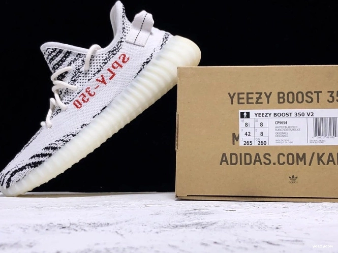 Black CP9654 V2 Boost Zebra Adidas Yeezy White 350 1203